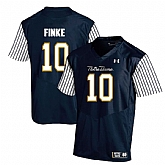 Notre Dame Fighting Irish 10 Chris Finke Navy College Football Jersey Dzhi,baseball caps,new era cap wholesale,wholesale hats